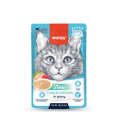 Wanpy Stew in Gravy - Tuna & Chicken