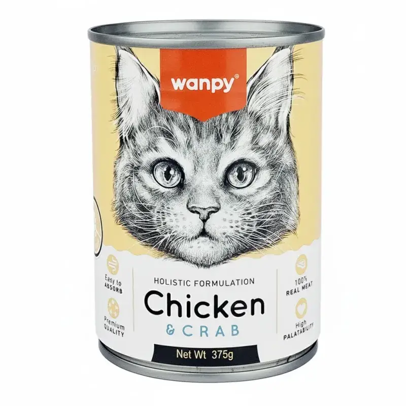 Wanpy Holistic Formulation Can - Chicken & Crab