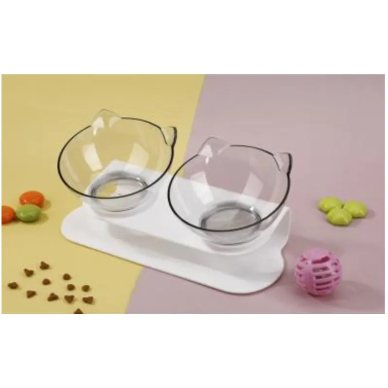 Double bowl for cat ear(Right Angle)