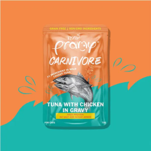 Pramy Carnivore - Tuna with Chicken in Gravy