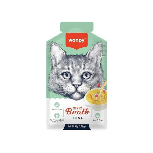 Wanpy Meat Broth Tuna for Cats 50g
