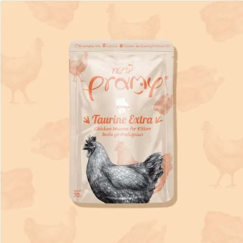 Pramy Extra Taurine - Chicken Mousse (Kitten)