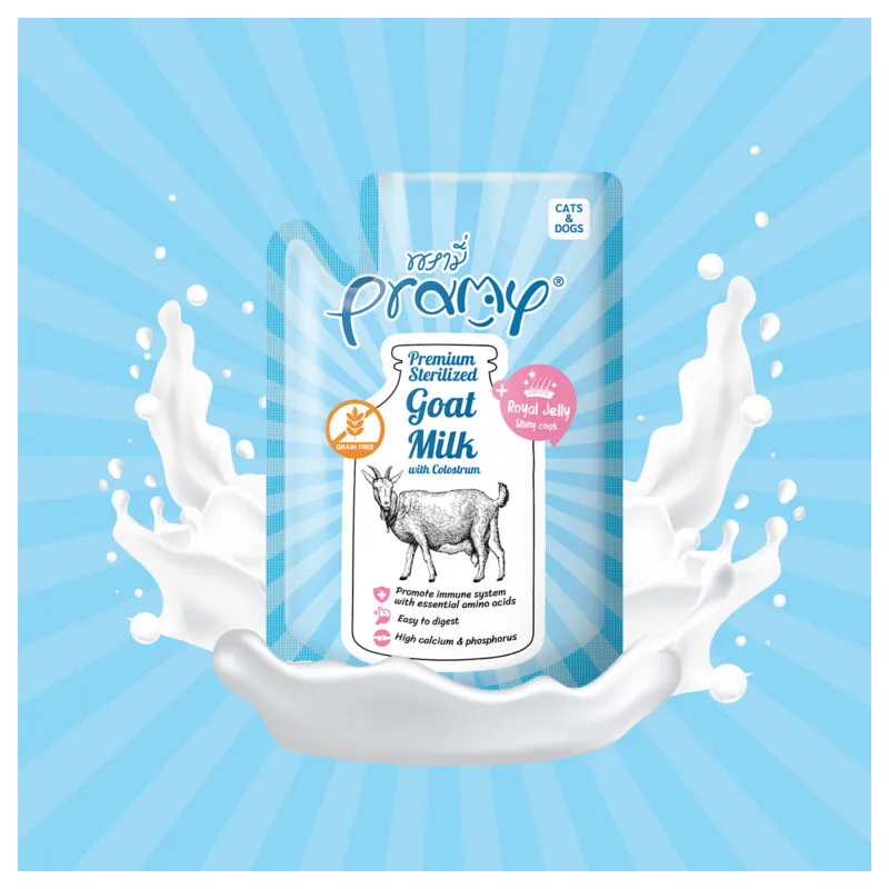 Pramy Sterilized - Goat Milk with Colostrum + Royal Jelly