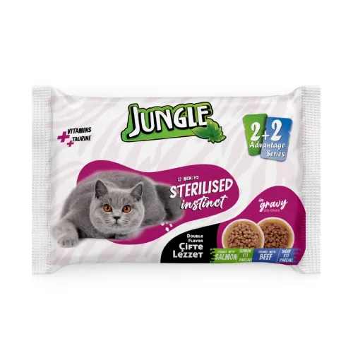 Jungle Combo 2+2 -Salmon & Beef