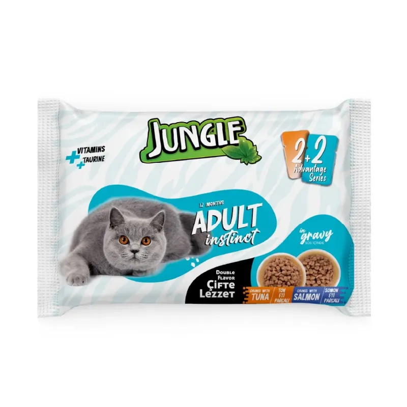 Jungle Combo 2+2 - Tuna & Salmon