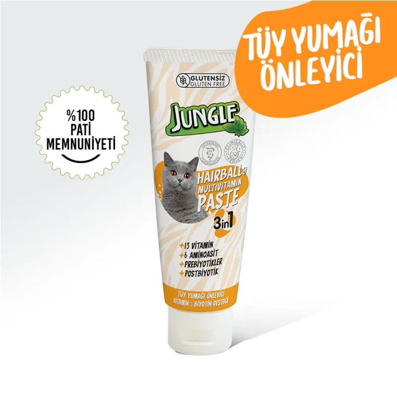 Jungle Hairball Prevention - Multivitamin Paste