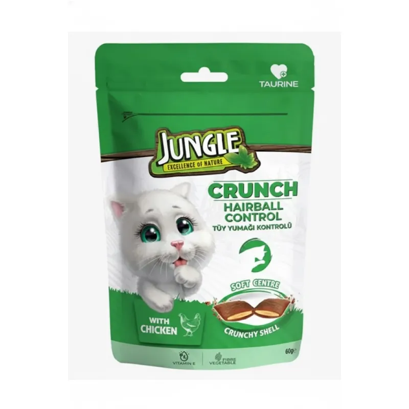 Jungle Crunch Hairball Control - Chicken