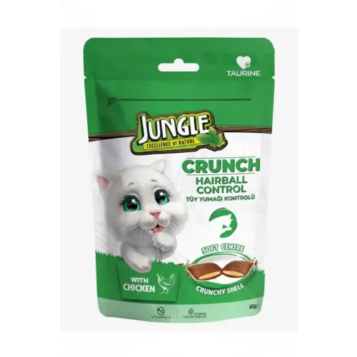 Jungle Crunch Hairball Control - Chicken